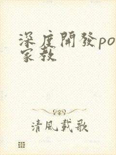 深度开发pop家教