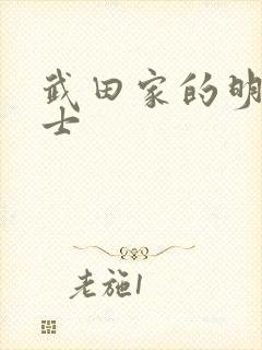 武田家的明国武士