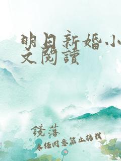 明日新婚小说全文阅读