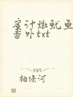 蜜汁炖鱿鱼全文番外txt