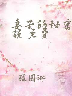 妻子的秘密 小说 免费