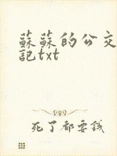 苏苏的公交车日记txt