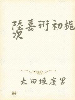 陆嘉珩初栀第一次