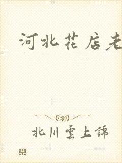 河北花店老板娘