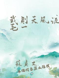 武则天风流艳情毛一