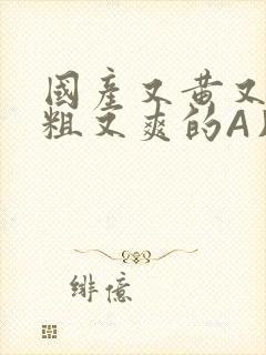 国产又黄又猛又粗又爽的A片小说