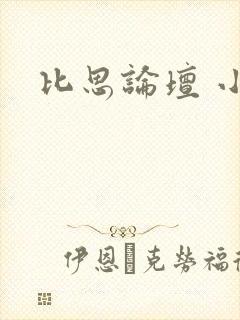 比思论坛 小说