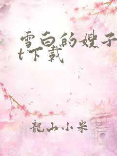 雪白的嫂子txt下载