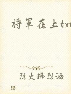 将军在上txt