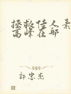 拯救佳人素柔 高峰在哪