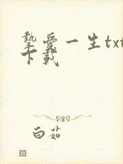 挚爱一生txt下载
