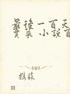 最后一百天BY卖菜 小说百度云