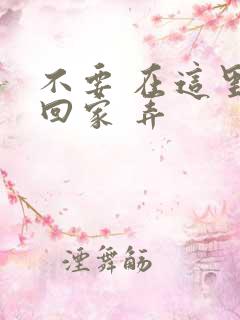 不要 在这里 回家 弄