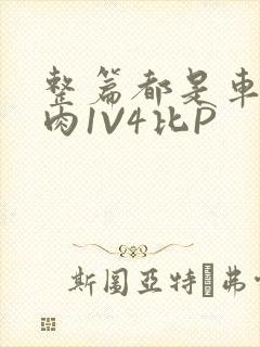 整篇都是车的多肉1V4比P