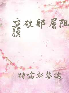 突破那层阻碍薄膜