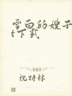 雪白的嫂子txt下载