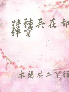 特种兵在都市无弹窗