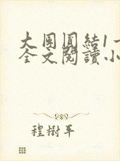 大团圆结1一6全文阅读小说