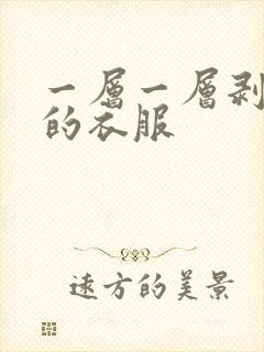 一层一层剥开你的衣服