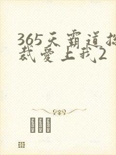 365天霸道总裁爱上我2