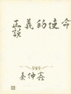 正义的使命 小说