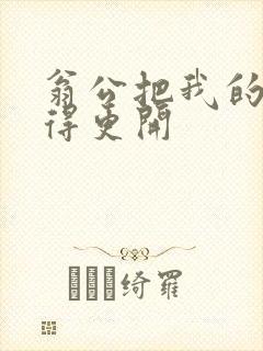 翁公把我的腿分得更开