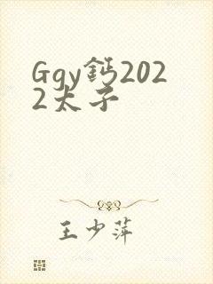 Ggy钙2022太子