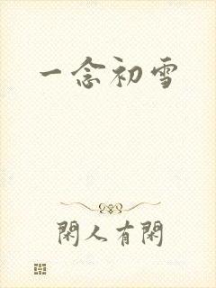 一念初雪