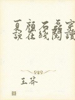 夏颜石磊穿越小说在线阅读