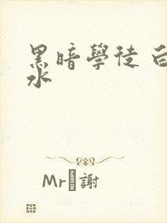 黑暗学徒 白开水