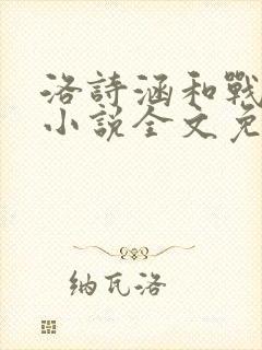 洛诗涵和战寒爵小说全文免费阅读正版笔趣阁