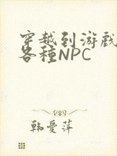 穿越到游戏里和各种NPC