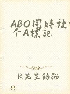 ABO同时被四个A标记