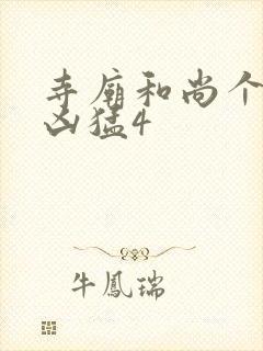 寺庙和尚个个很凶猛4