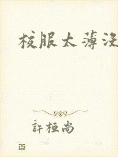 校服太薄没带罩