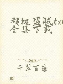超级盗贼txt全集下载