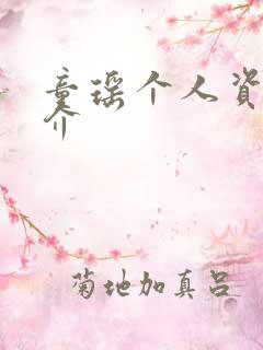 童瑶个人资料简介