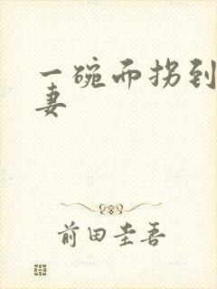 一碗面拐到美艳妻