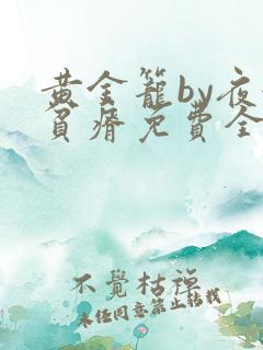 黄金笼by夜很贫瘠免费全文