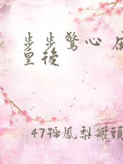 步步惊心 庶女皇后