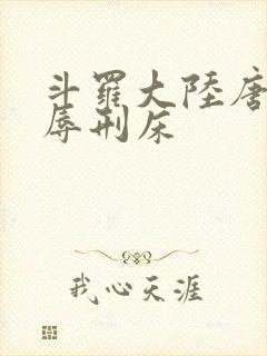 斗罗大陆唐舞桐辱刑床