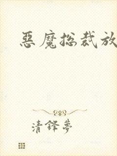 恶魔总裁放了我