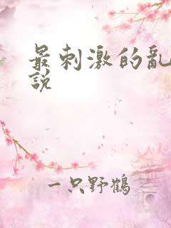 最刺激的乱亲小说