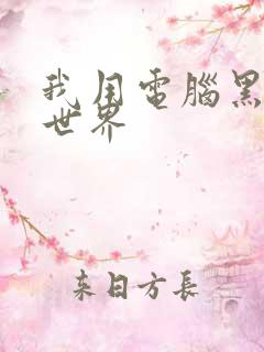 我用电脑黑了全世界