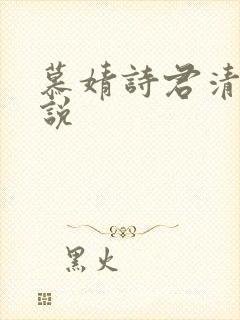 慕婧诗君清夜小说