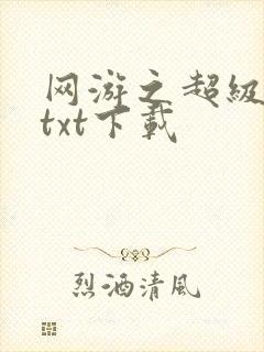 网游之超级鬼才txt下载