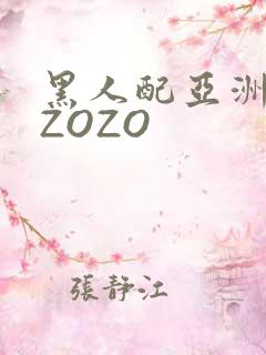 黑人配亚洲女人ZOZO