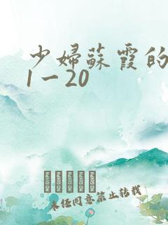 少妇苏霞的沉沦1一20