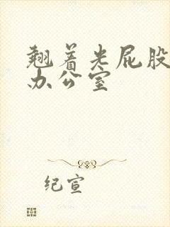 翘着光屁股趴在办公室