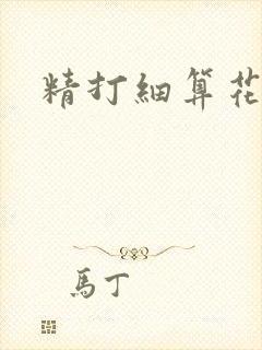 精打细算花满筛